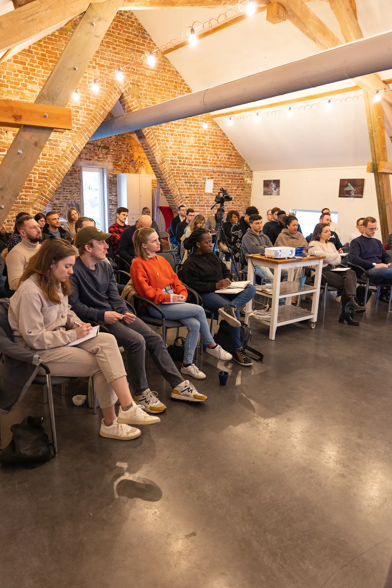 Salle de formation Immo Académie avec les participants en session