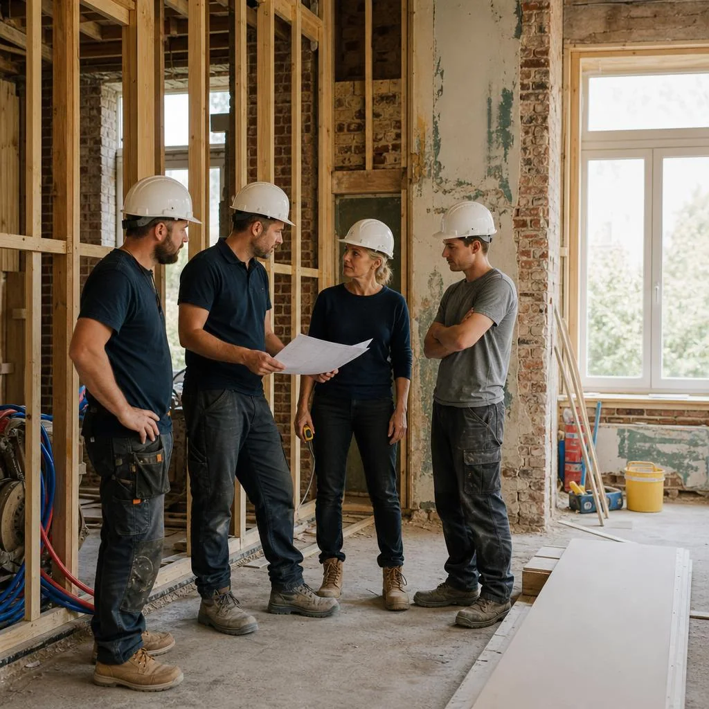 Documents de planification pour la gestion d'un chantier immobilier