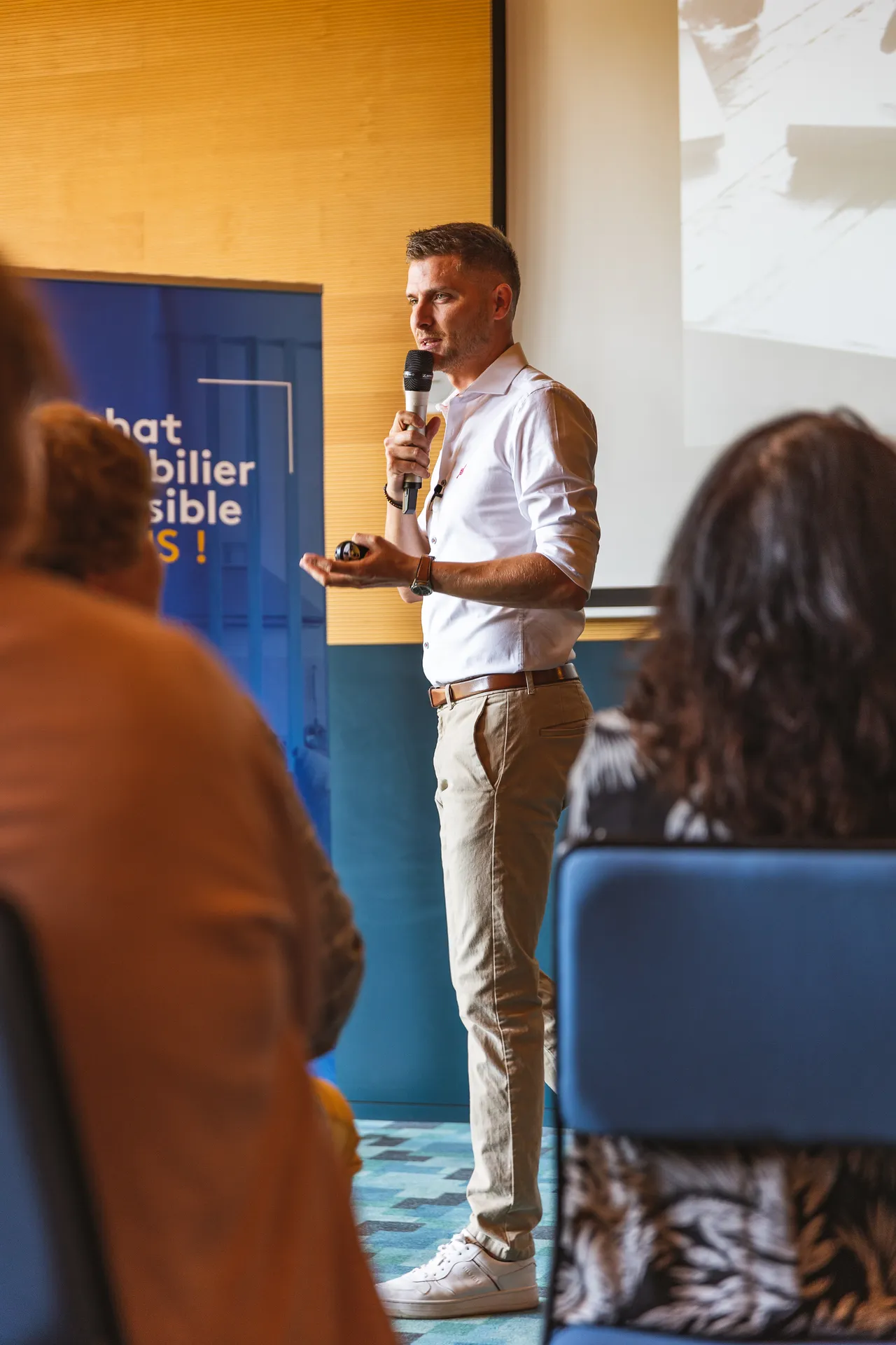 Laurent Schmitz lors d'une conférence