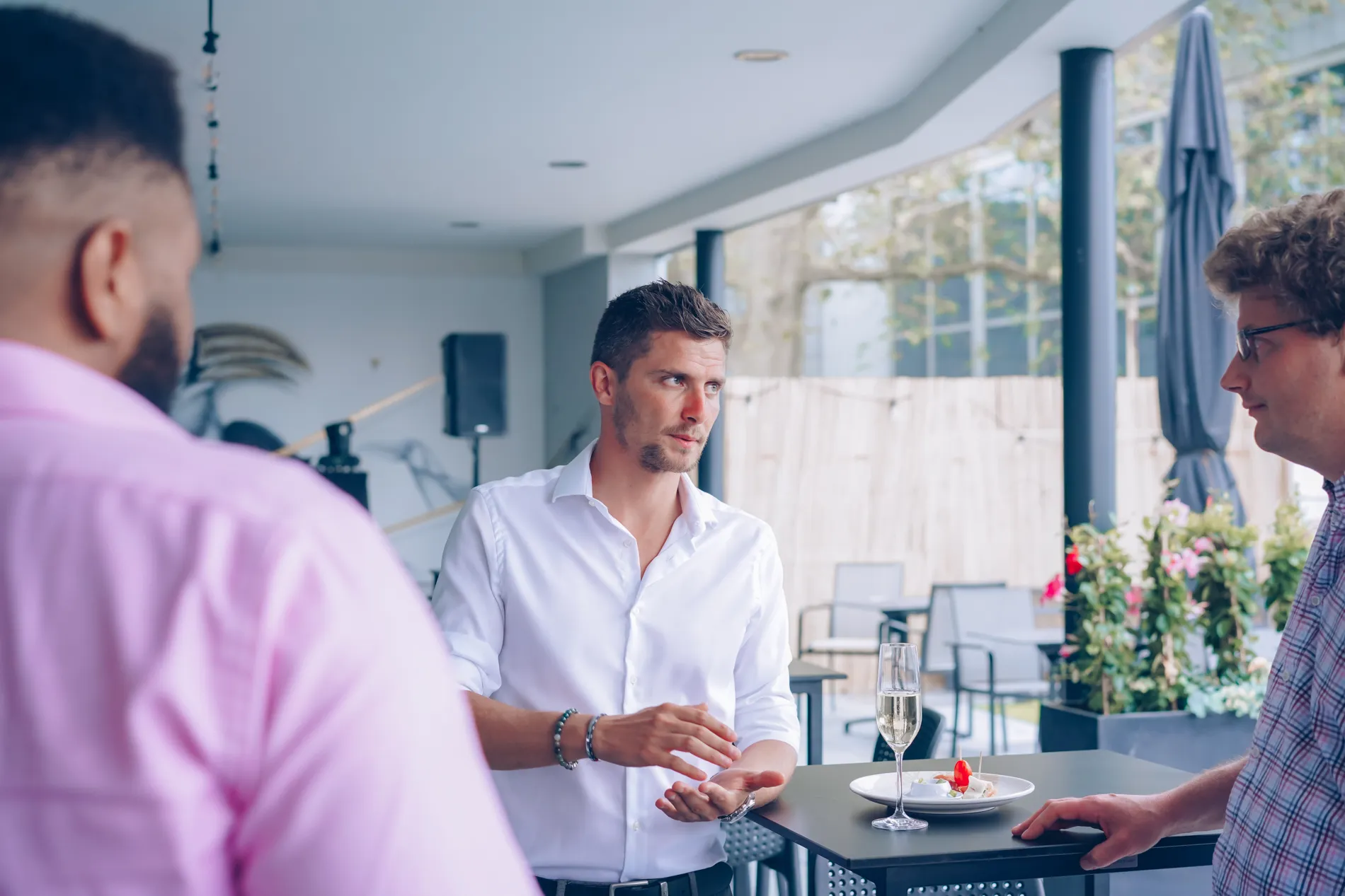 Laurent Schmitz en échange avec des participants